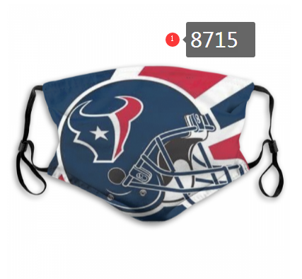 NFL 2020 Houston Texans Dust mask with filter